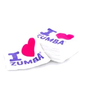 I Love Zumba Washcloths - set of 2